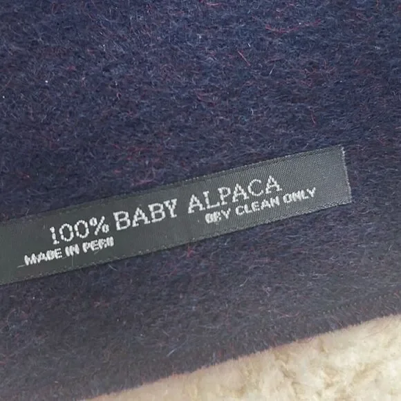 100% Baby Alpaca Peruvian Scarf